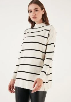 LELA MaglioneCream/Black Donna Maglieria L6S21I05E-A11 -Lela 469b5cb8706e429ba0d2f7d4591cd2dc
