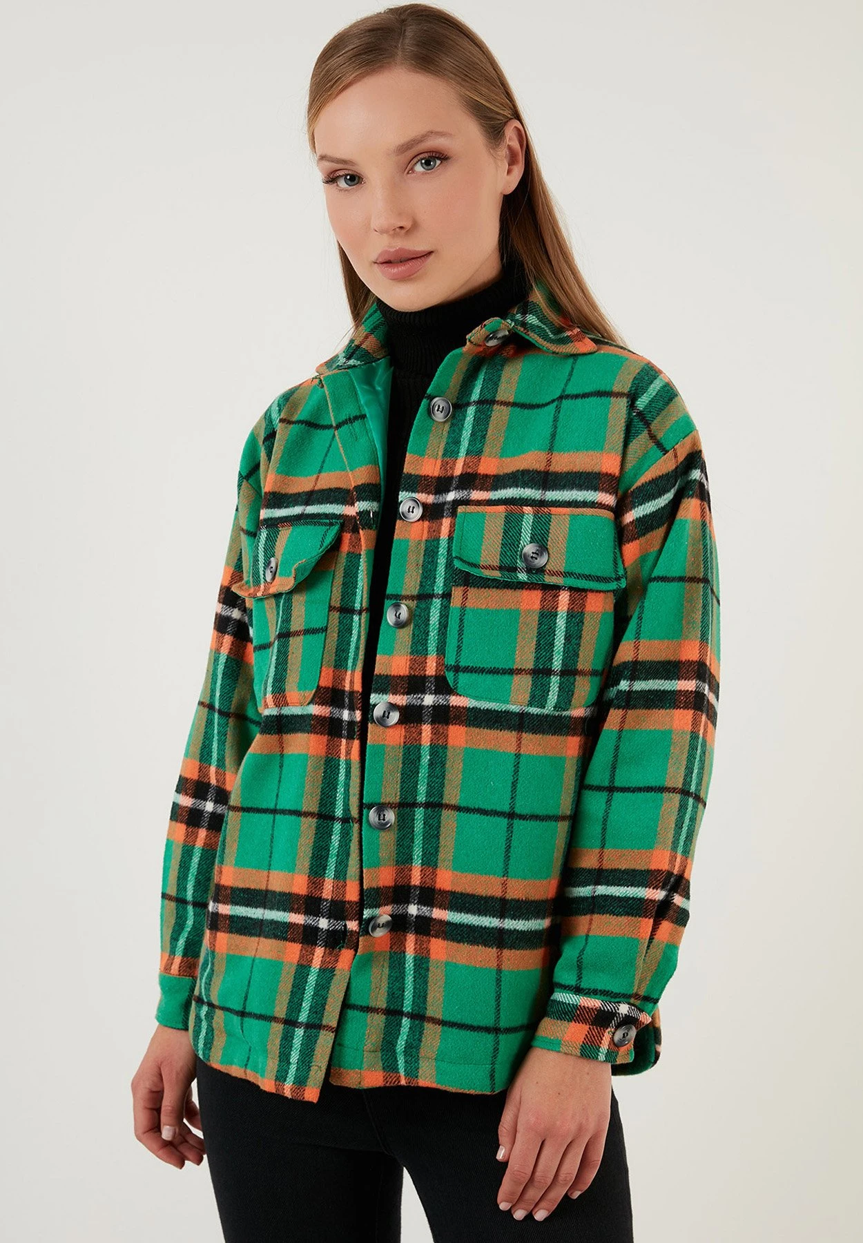 LELA Giacca Da Mezza StagioneGreen Donna Giacche E Blazer L6S21G00S-M11 3 LELA Giacca Da Mezza StagioneGreen Donna Giacche E Blazer L6S21G00S-M11 - immagine 3