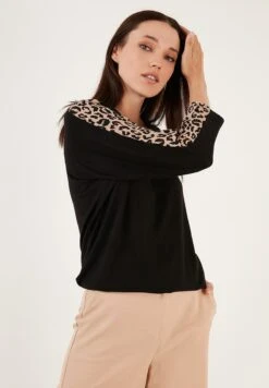 LELA Regular FitCamicettaBlack Donna T-shirt E Top L6S21E005-Q11 -Lela 49030ef28f1b40679dd2aca510818e3d