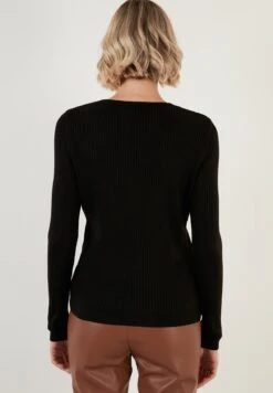 LELA Regular FitMaglioneBlack Donna Maglieria L6S21I03D-Q11 -Lela 49c27bd1fa744bf2b59caf00d6203c7f