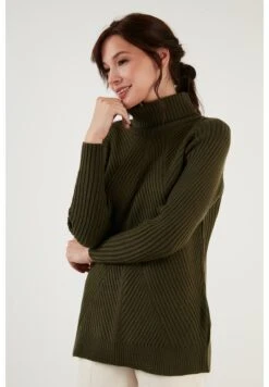 LELA Regular Fit - Maglione - Khaki 13 LELA Regular Fit - Maglione - Khaki -Lela 4e5a914dff1c4ba797f19fa41517e53c