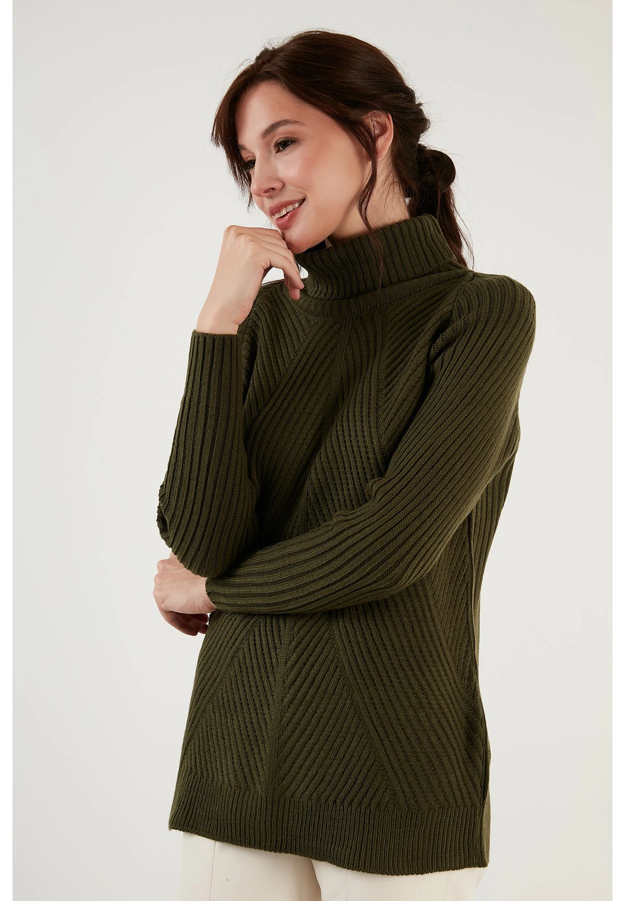 LELA Regular Fit - Maglione - Khaki 7 LELA Regular Fit - Maglione - Khaki - immagine 7