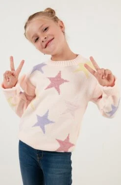 LELA Regular FitMaglioneSalmon Bambini Pullover & Cardigan L6S23J001-H11 -Lela 4e6b3eba41364253ba01ef052665e9ec