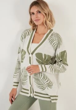 LELA Cardigan - Almond Green -Lela 50173520d1714ad2b560e185636cb787