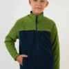 LELA Regular FitFelpa Con ZipGreen Dark Blue Bambini Pullover & Cardigan L6S24J001-K11