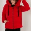 Lela Hooded Puffer FlameGiacca InvernaleRed Donna Giacche E Blazer L6S21U00R-G11