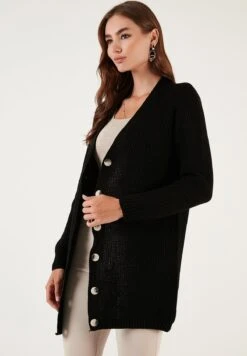 LELA Regular FitCardiganBlack Donna Maglieria L6S21I00T-Q11 9 LELA Regular FitCardiganBlack Donna Maglieria L6S21I00T-Q11 -Lela 5631e62942a24d9c8c75bb356f6c7ccc