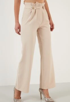 LELA Regular Fit - Pantaloni - Beige -Lela 57c982af1aa944d3a4422df2399fd680