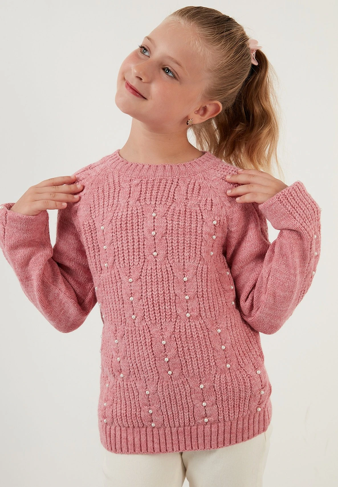 LELA Regular Fit - Maglione - Rose 3 LELA Regular Fit - Maglione - Rose - immagine 3