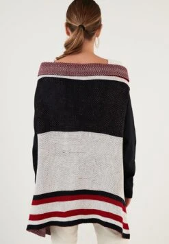 LELA Regular FitCardiganDblue/Ecru/Red Donna Maglieria L6S21I04D-K11 8 LELA Regular FitCardiganDblue/Ecru/Red Donna Maglieria L6S21I04D-K11 -Lela 5871b264b7674e6686005665c790dc02