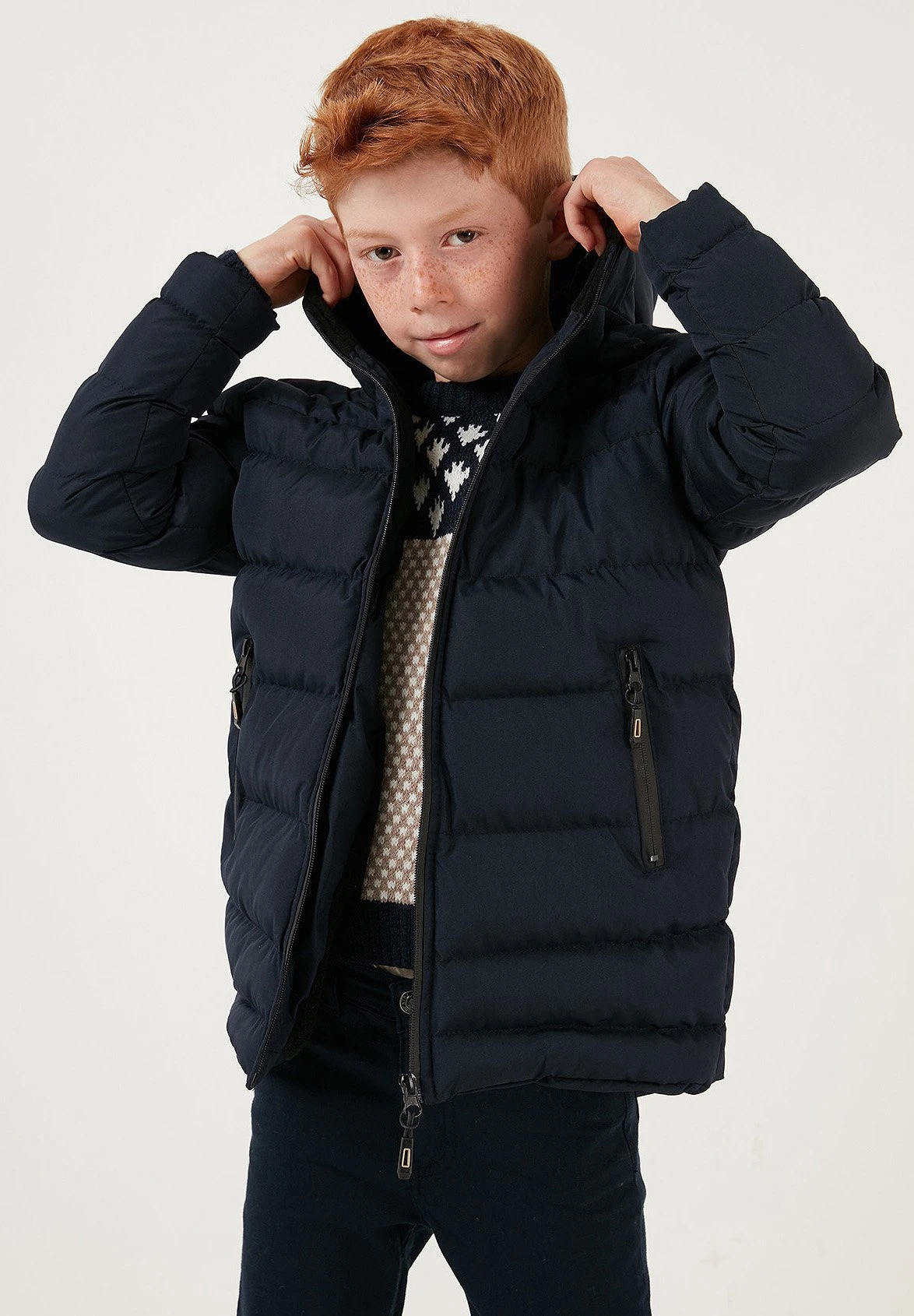 LELA Regular FitCappotto InvernaleDark Blue Bambini Abbigliamento Outwear L6S24L00Q-K12 5 LELA Regular FitCappotto InvernaleDark Blue Bambini Abbigliamento Outwear L6S24L00Q-K12 - immagine 5
