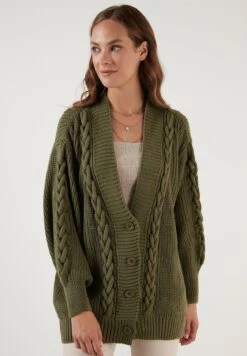 LELA CardiganLight Khaki Donna Maglieria L6S21I02L-N11