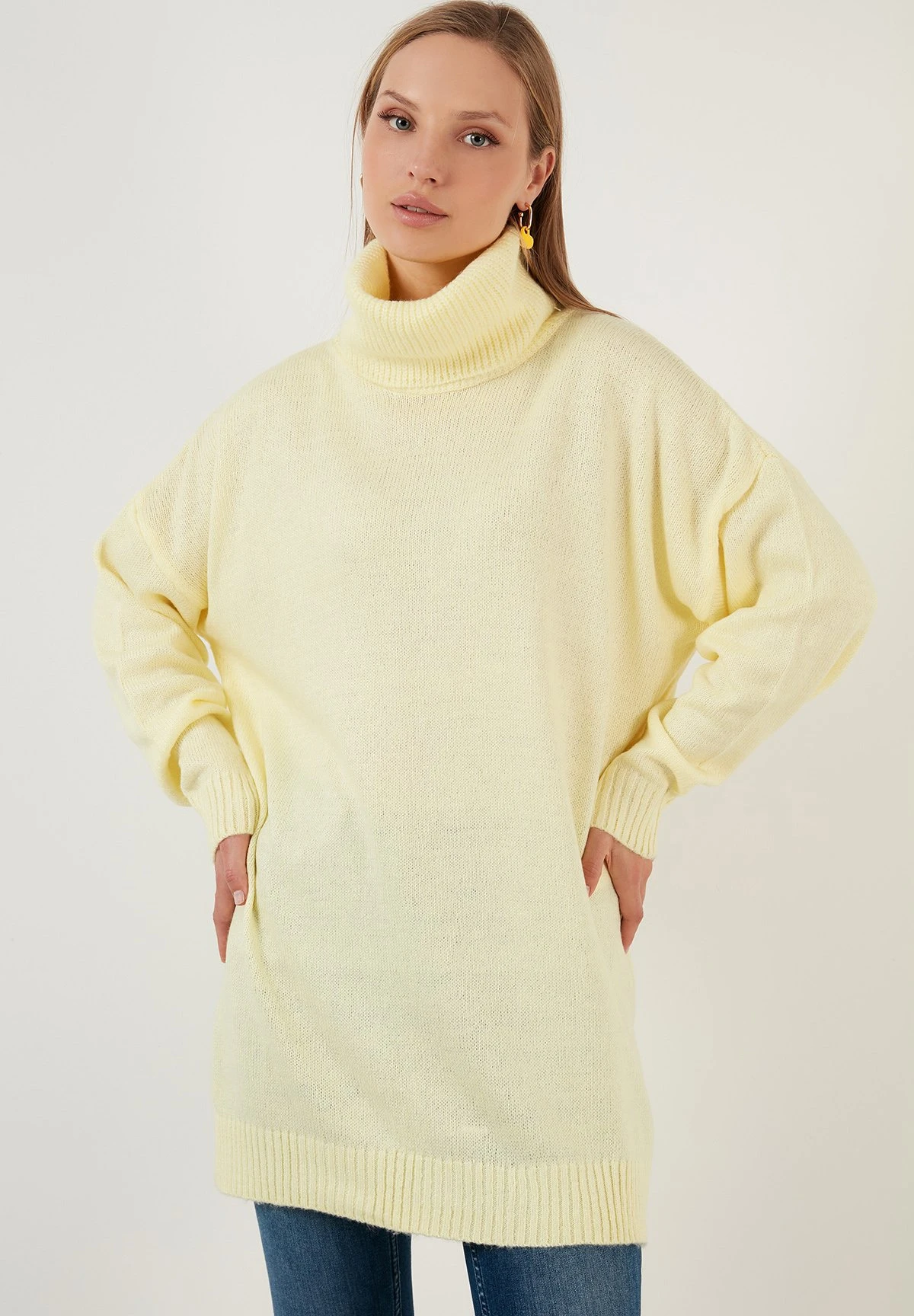 LELA Loose FitMaglioneYellow Donna Maglieria L6S21I04F-E11 6 LELA Loose FitMaglioneYellow Donna Maglieria L6S21I04F-E11 - immagine 6