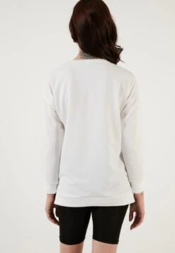 LELA Regular Fit - Felpa - Ecru