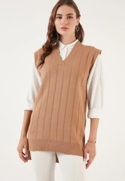 LELA Regular FitT-Shirt BasicCamel Donna T-shirt E Top L6S21I05F-B11