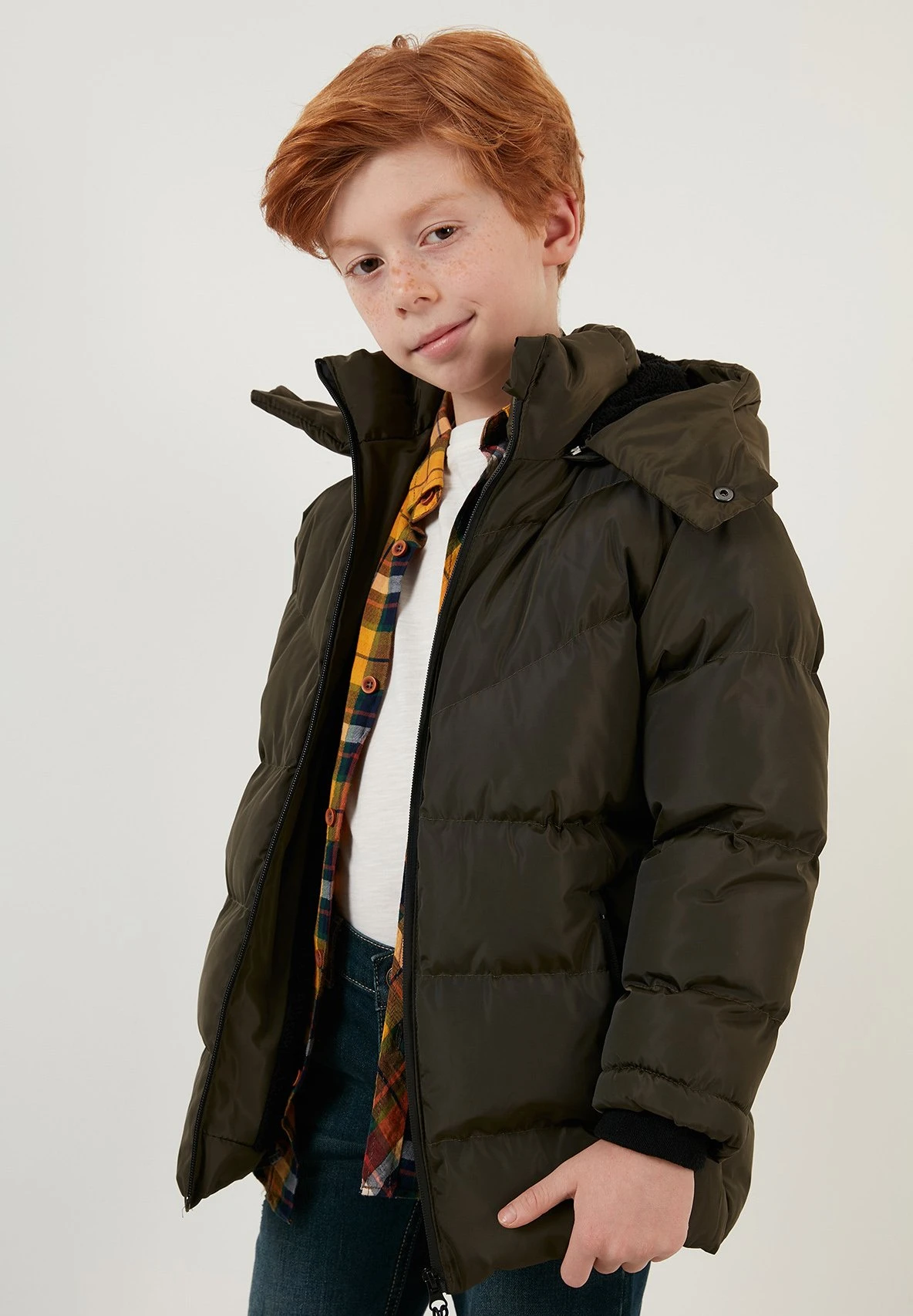 LELA Cappotto InvernaleKhaki Bambini Abbigliamento Outwear L6S24L00O-N11 7 LELA Cappotto InvernaleKhaki Bambini Abbigliamento Outwear L6S24L00O-N11 - immagine 7