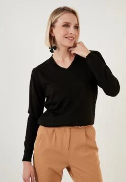 LELA Regular FitMaglioneBlack Donna Maglieria L6S21I03W-Q11 -Lela 5e110bef3bf64487b190f49c2a86656c