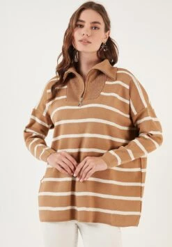 LELA MaglioneCamel/Light Stone Donna Maglieria L6S21I05C-B11 -Lela 5f648ac5b00d43bb9f3ce746ada5f4bd