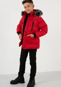 LELA Regular FitCappotto InvernaleRed Bambini Abbigliamento Outwear L6S24L00A-G11