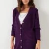 LELA Regular FitCardiganPurple Donna Maglieria L6S21I00T-I11