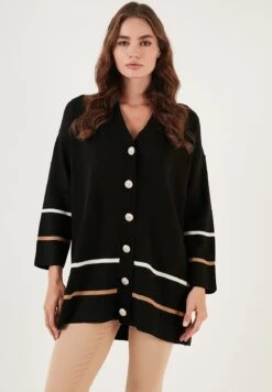 LELA CardiganBlack Donna Maglieria L6S21I05B-Q11 -Lela 5fd0b3ebba9a48ad9fb279b9ef5e105f