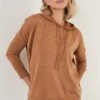 LELA Regular Fit - Felpa Con Cappuccio - Caramel