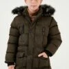 LELA Regular FitCappotto InvernaleDark Khaki Bambini Abbigliamento Outwear L6S24L00A-N11