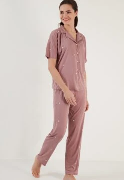 LELA Set Regular FitPigiamaDusty Rose Donna Intimo Notte E Loungewear L6S81P00O-J11
