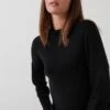 LELA Long Back MaglioneBlack Donna Maglieria L6S21I00H-Q11