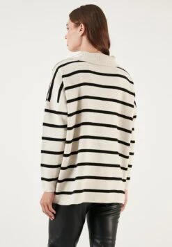 LELA MaglioneLight Stone/Black Donna Maglieria L6S21I05C-C11 8 LELA MaglioneLight Stone/Black Donna Maglieria L6S21I05C-C11 -Lela 632ef1ec8d8a44bfb17540a228ad17d8