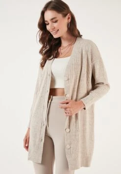 LELA Cardigan - Stone 9 LELA Cardigan - Stone -Lela 63baf5ddcc9b491e9f30463f0924feb2