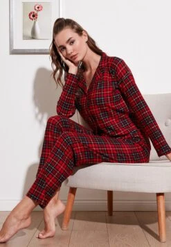 LELA Regular FitPigiamaRed Dark Blue Donna Intimo Notte E Loungewear L6S81P00S-T11 -Lela 65a6a047b6154a8c8a09bb1e5eb48a29