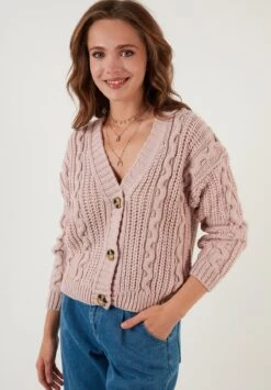 LELA Regular Fit - Cardigan - Powder Pink 6 LELA Regular Fit - Cardigan - Powder Pink -Lela 67c52b692c884176ac4179df8cdfe0c5