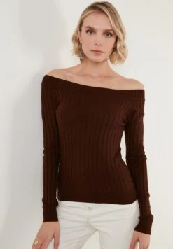 LELA Regular FitMaglioneBrown Donna Maglieria L6S21I037-O11