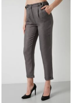 LELA High Waist Trousers PantaloniDark Beige Donna Pantaloni L6S21A00O-B12 -Lela 6b981211b64e49b09f6a8e0a5e603e23