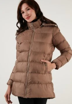 LELA Cappotto InvernaleMink Color Donna Cappotti L6S21U00H-O11 -Lela 6bb6aa939a044840993b123d556592fe