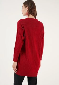 LELA Cardigan - Red -Lela 6c367cc3249f4b9995bae2d5bf8a59f7