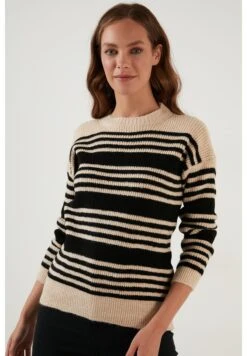 LELA Regular FitMaglioneBeige Black Donna Maglieria L6S21I02O-Q11 -Lela 6c486144235e40a083c41f795c05eb5f