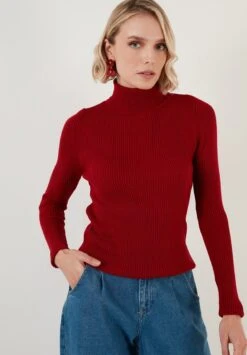 LELA Regular FitMaglioneRed Donna Maglieria L6S21I039-G11 -Lela 6ca481a1600f41eaa0598f82859f1fb4