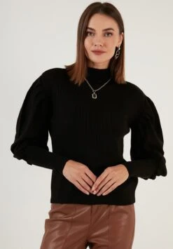 LELA Regular FitMaglioneBlack Donna Maglieria L6S21I04E-Q11