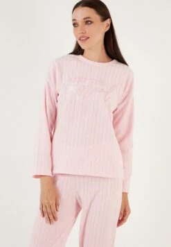 LELA SetPigiamaPink Melange Donna Intimo Notte E Loungewear L6S81P00V-J11 -Lela 6eea247954cb49828751cb1e3b8ae2be