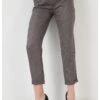 LELA High Waist Trousers PantaloniDark Beige Donna Pantaloni L6S21A00O-B12