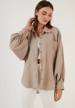 LELA CamiciaMink Color Donna Camicie E Bluse L6S21E041-C11 -Lela 6f5a328aa0f4430f86ee1efabaed5089