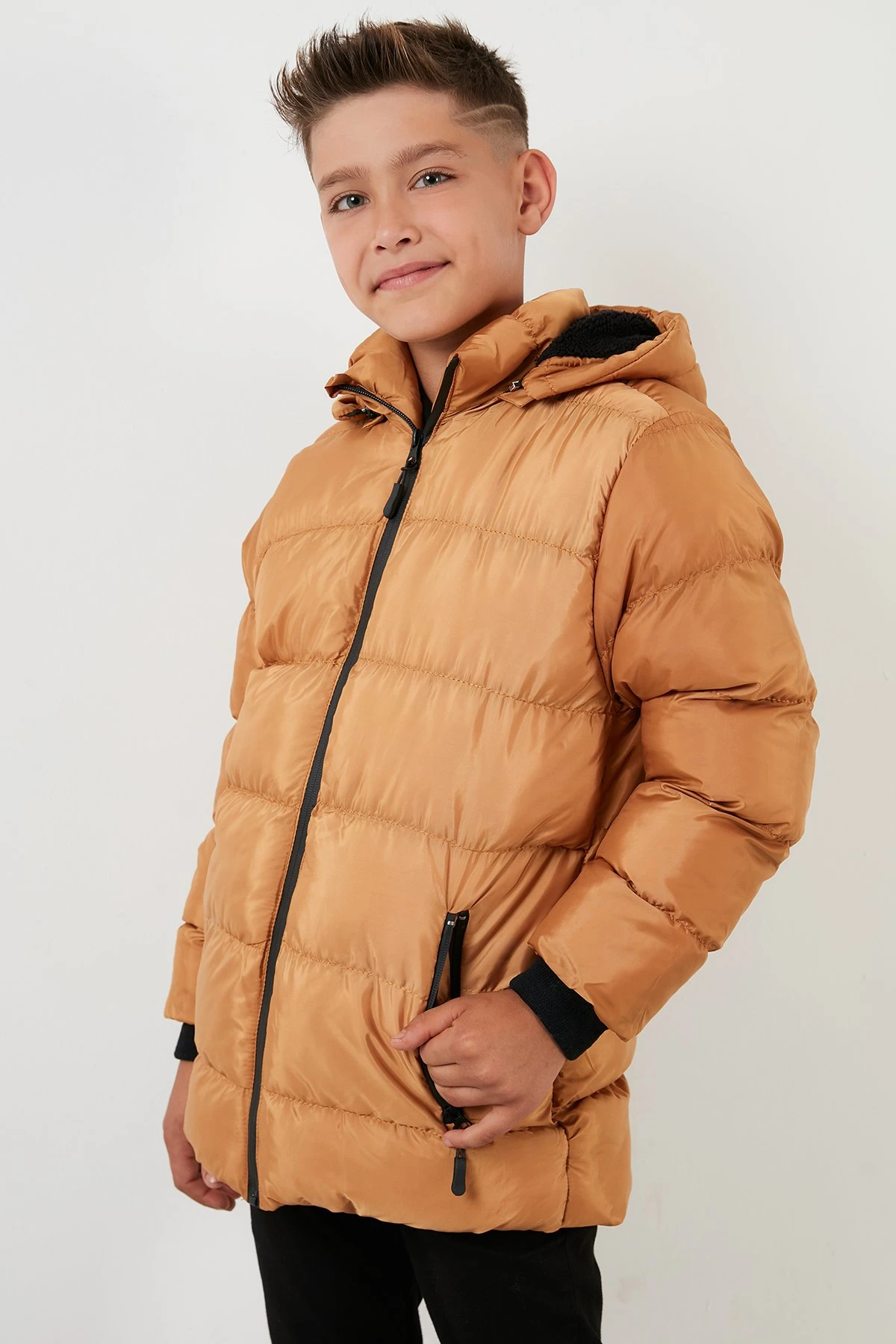 LELA Regular FitGiacca InvernaleMustard Color Bambini Abbigliamento Outwear L6S24L007-E11 5 LELA Regular FitGiacca InvernaleMustard Color Bambini Abbigliamento Outwear L6S24L007-E11 - immagine 5