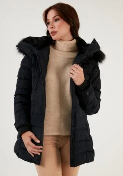 LELA Regular FitCappotto InvernaleNavy Blue Donna Cappotti L6S21U003-K11 -Lela 71397c0d55144c68a41862a16dc02839