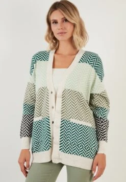 LELA Regular FitCardiganEmerald Green Donna Maglieria L6S21I03Q-M11 11 LELA Regular FitCardiganEmerald Green Donna Maglieria L6S21I03Q-M11 -Lela 715856418f534e96817e2f6e66baf776