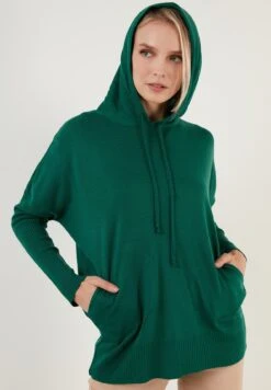 LELA Regular FitFelpa Con CappuccioBenetton Donna Maglieria L6S21I033-M11 -Lela 715a9f68af304ec68579c68acb4f0bfa