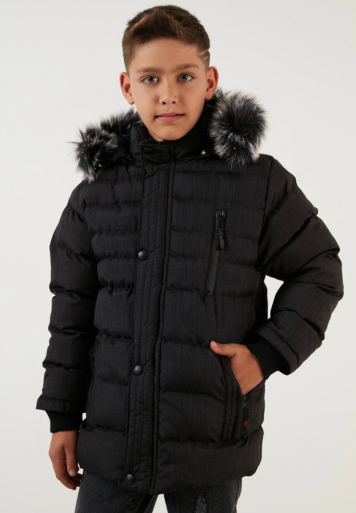 LELA Regular FitGiacca InvernaleBlack Bambini Abbigliamento Outwear L6S24L00C-Q11 5 LELA Regular FitGiacca InvernaleBlack Bambini Abbigliamento Outwear L6S24L00C-Q11 - immagine 5