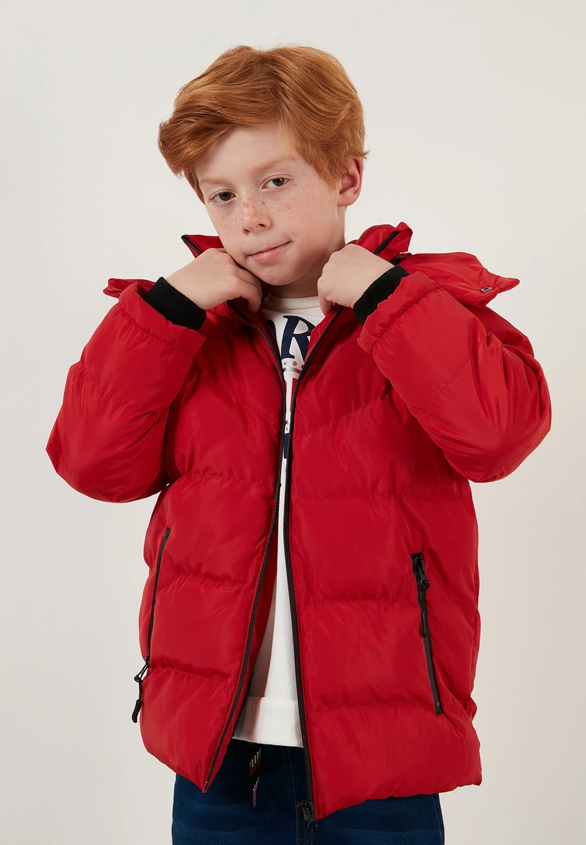 LELA Cappotto InvernaleRed Bambini Abbigliamento Outwear L6S24L00O-G11 6 LELA Cappotto InvernaleRed Bambini Abbigliamento Outwear L6S24L00O-G11 - immagine 6