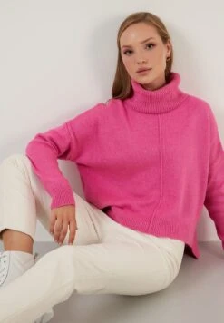 LELA Loose FitMaglioneFuchsia Donna Maglieria L6S21I04H-J11 -Lela 741b7a40bbac469297e1e1bb93242907